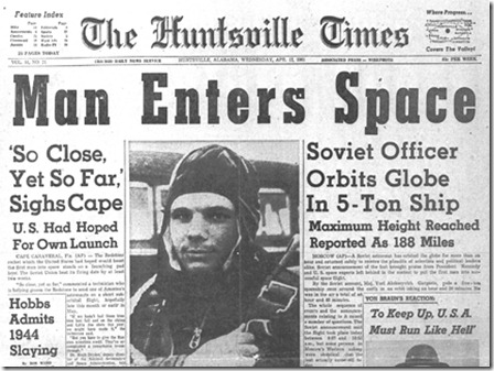 YURI GAGARIN HEADLINE YURI GAGARIN HEADLINE