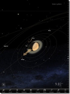 SpaceMap iPad Astronomie App