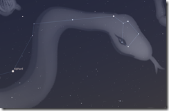 Sternbild Wasserschlange