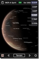 Mars Globe - Mars-Atlas