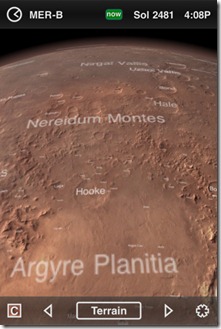 Mars Globe - Mars-Atlas