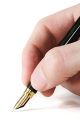 Pen on White Pen on White