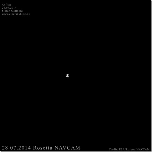 Rosetta, NAVCAM, ESA, Komet